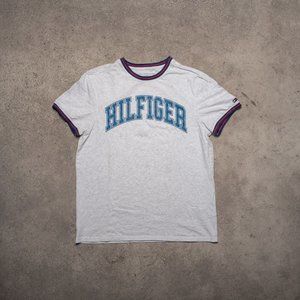 TOMMY HILFIGER T SHIRT WOMANS LIGHT GRAY SMALL